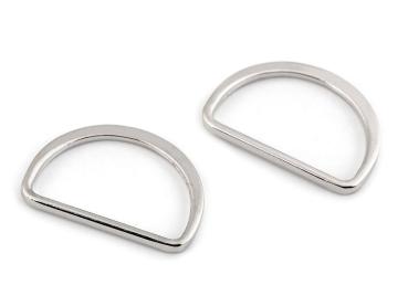 Halbring Flach Breite 30 mm Nickel